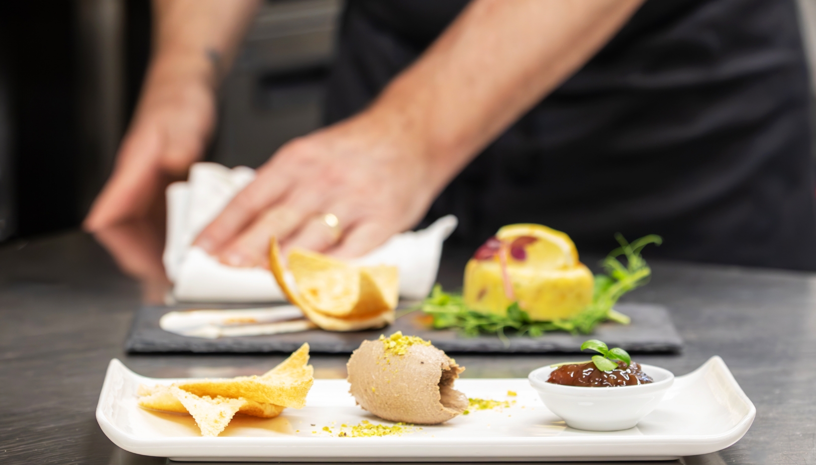 Chef prepared meals every day at Newlands Care Home in Stow on the Wold in the Cotswolds