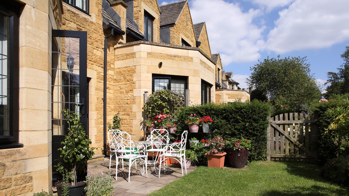 Newlands of Stow Retirement Apartments and Cottages - Example Private Garden