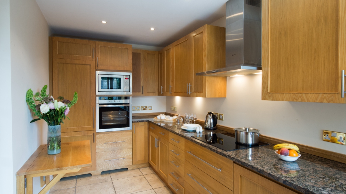 Newlands of Stow Retirement Apartments and Cottages - Oak Kitchen