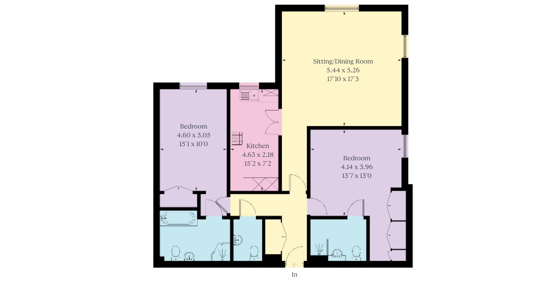 Newlands-apartments-plan-10 Apartment 10 Newlands House, Newlands of Stow Plan