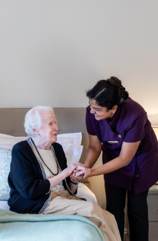 An example apartment at Newlands of Stow Retirement Community